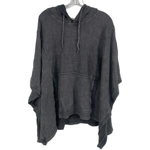 Charcoal Gray Women's L/XL Poncho